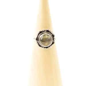 Bague en argent taille 7/55 avec labradorite du Népal