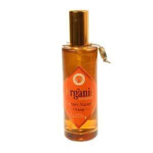 Spray de Chambre Biologique à l'Orange dans une Bouteille Brune Sawahasa 280g