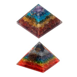 Ensemble de Pyramides Orgonite 7 Chakras - Lot