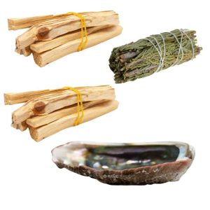 Kit de Nettoyage de Maison avec Cèdre Smudge (Grand) - Ensemble