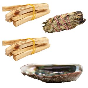 Kit de Nettoyage de Maison avec Yerba Santa Smudge (Grand) - Ensemble