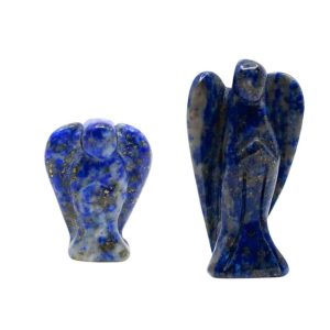 Ensemble d'Anges en Lapis Lazuli (Petit et Grand) - Lot