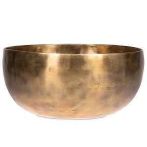 Bol Chantant en Bronze Fleur de Vie, Fait Main, 1050-1200 grammes