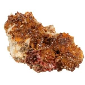 Combinaison de Barytine et Vanadinite du Maroc