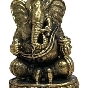 Statue de Ganesha en bronze légère symbole de sagesse et de succès