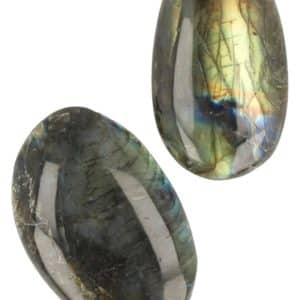 Pierre de poche en labradorite de qualité A avec éclat unique de Madagascar