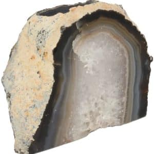 Porte-bougie en agate naturelle pour la tranquillité et la sécurité