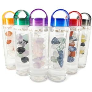 Aqua Gems Starterset 8 Bouteilles pour Eau de Pierre Précieuse