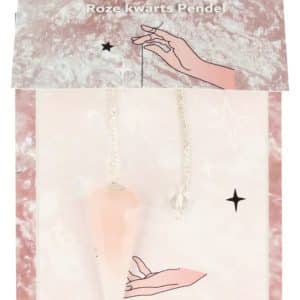 Pendule en Quartz Rose pour l'Amour, l'Harmonie et la Créativité