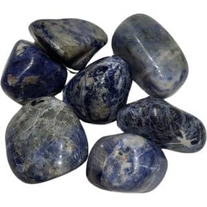 Sodalite du Brésil pierres roulées semi-précieuses 250 grammes