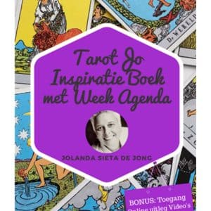 TarotJo Livre d'Inspiration Agenda Hebdomadaire 154 Pages Bonus Vidéos Explicatives en Ligne Jolanda Sieta de Jong