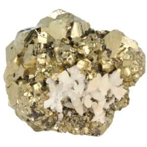 Qualité AA Pyrite brute avec Quartz de la mine Morococha au Pérou