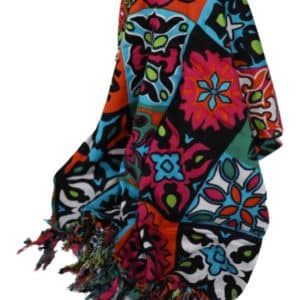 Magnifique sarong balinais pareo usage polyvalent couleurs batik rayonne