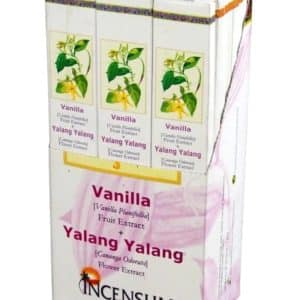 Vanille Encens Naturel Indien Boîte 24 Paquets