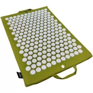 Tapis d'acupression Yogastyles vert olive pour la détente et le soulagement de la douleur